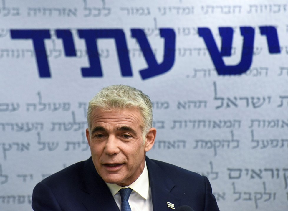 Lídr izraelské opozice Yair Lapid