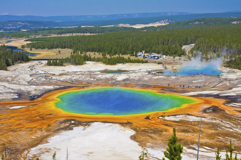 Park Yellowstone je plný přírodních krás