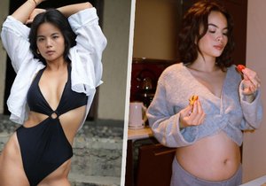 Yenifer Cao roste těhotenské bříško.