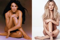 To je síla: Těhotná Krainová už myslí na liposukci. Po porodu chce mít bříško jako Demi Moore