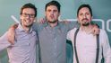 Zakladatelé start-upu Yieldigo, který spojuje cenotvorbu s umělou inteligencí. Zleva Radim Dudek, David Klečka a Jiří Psota.