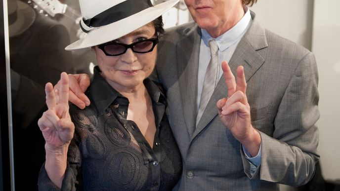 Yoko Ono a Paul McCartney