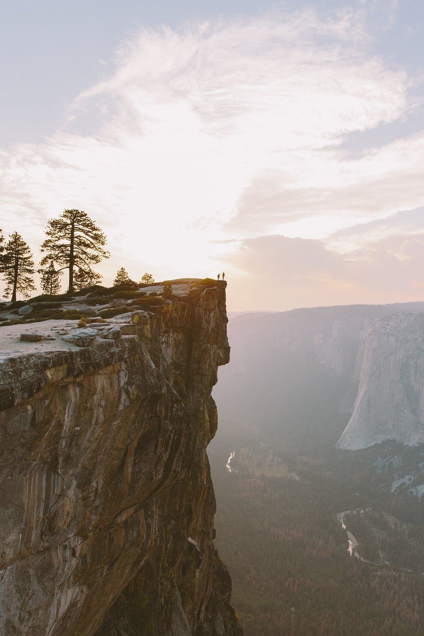 Vyhlídka Taft Point v Yosemitském národním parku