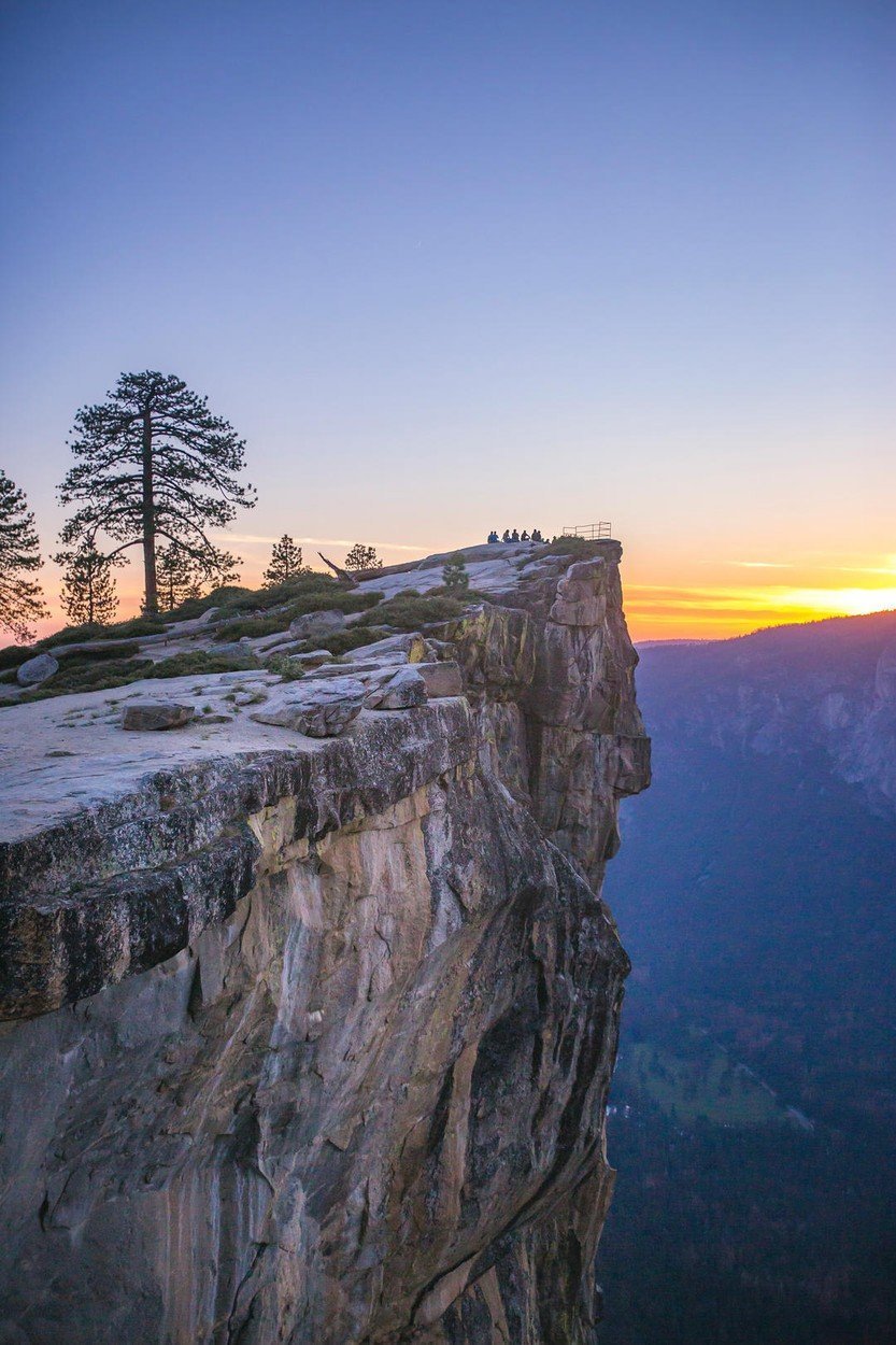 Vyhlídka Taft Point v Yosemitském národním parku