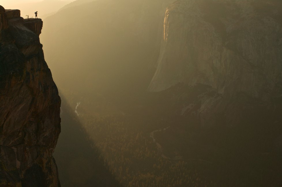 Vyhlídka Taft Point v Yosemitském národním parku