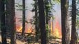 Požár v Yosemitském národním parku