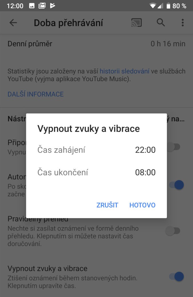  Takhle upozornění vypadá. Rozhodnutí, zda budete ve sledování pokračovat, je na vás.