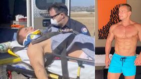 Youtuber si polámal krk a záda po pádu při děsivé nehodě během skydivingu