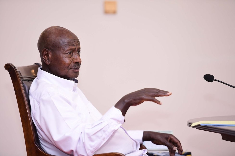 Ugandský prezident Yoweri Museveni