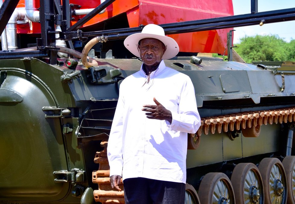 Ugandský prezident Yoweri Museveni