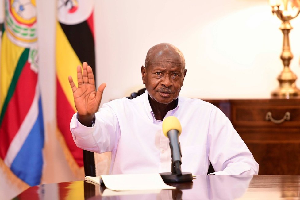 Ugandský prezident Yoweri Museveni