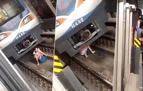 Těhotná žena (31) spadla pod metro: Zázrakem se zpod něj sama dostala! 