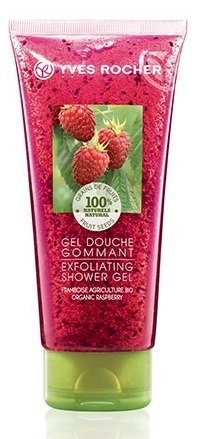 Yves Rocher, sprchový gel s peelingem, malina, 99 Kč (200 ml), koupíte na www.yves-rocher.cz