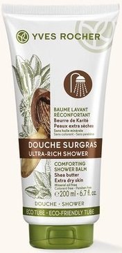 Regenerační sprchový balzám Yves Rocher, 119 Kč (200 ml), koupíte na www.yvesrocher.cz nebo v kamenných prodejnách