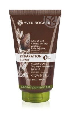 Noční regenerační krém na vlasy Yves Rocher, 189 Kč (150 ml), koupíte na www.yves-rocher.cz nebo v kamenných prodjenách