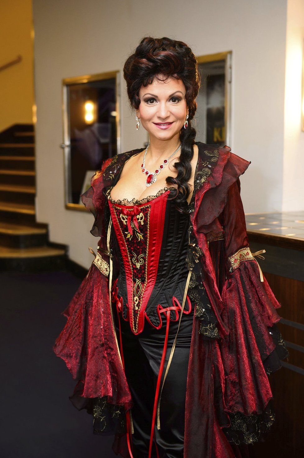 Yvetta Blanarovičová hraje v muzikále Divadla Broadway Angelika madame Contoire.