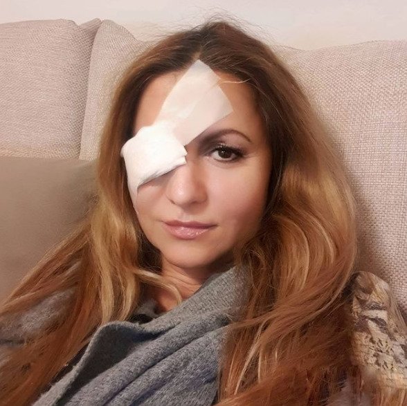 Yvetta Blanarovičová kvůli větvi málem přišla o oko.