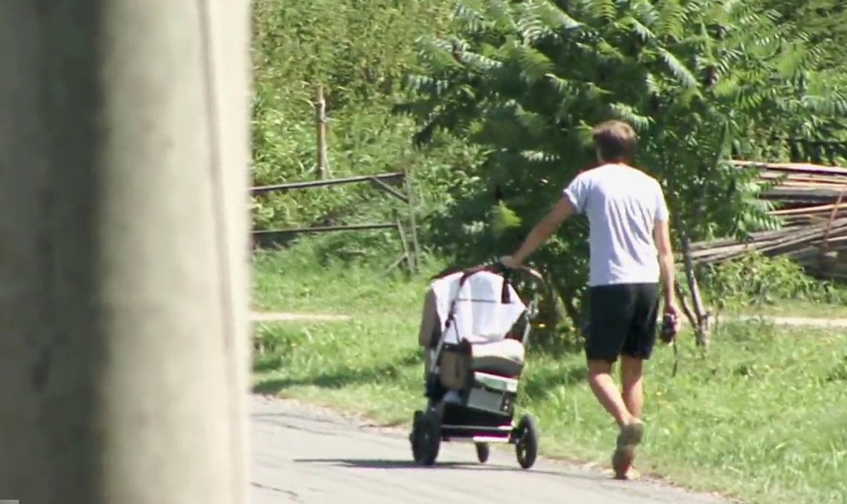 Vojta Dyk se i během natáčení vzorně staral o syna Lojzíka.