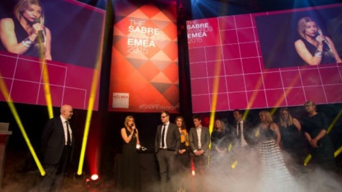Z předávání cen Sabre Awards EMEA 2015