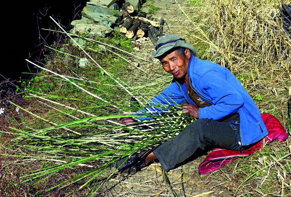Pletení košů je zde několik století stará tradice