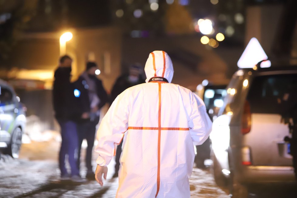 14. února 2021: Kriminalisté prověřují úmrtí osoby v ulici Za Lužinami. Pražští záchranáři odtud dále odvezli muže, který prodělal srdeční zástavu.