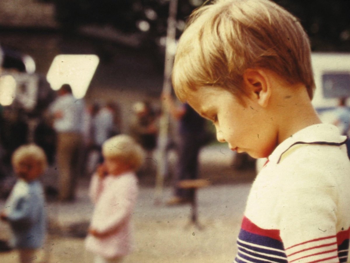 1974 Čtyřletý Ondřej Kepka poprvé na natáčení.