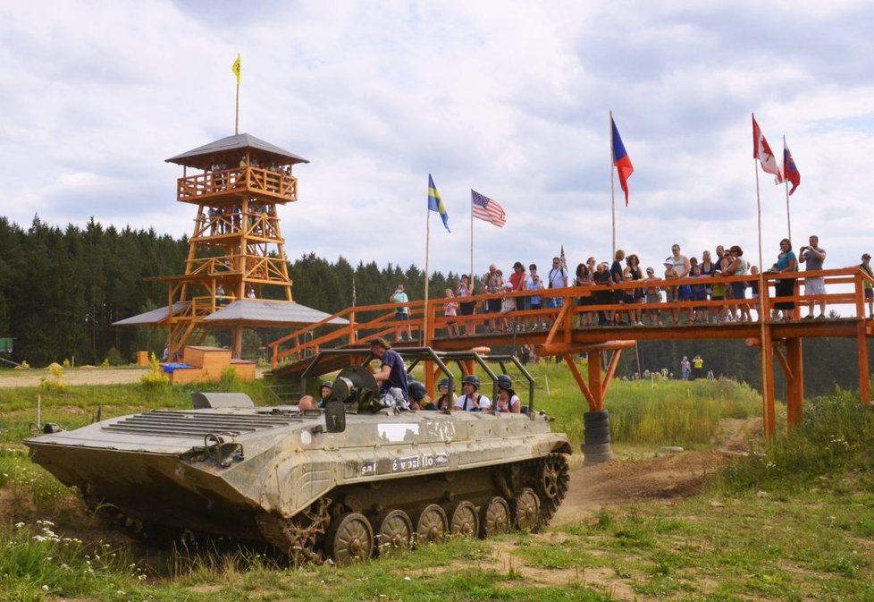 Šiklův mlýn: Součástí je i military zóna.