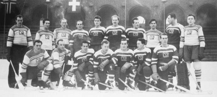 Hokejový tým z mistrovství světa 1949