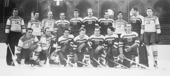 Hokejový tým z mistrovství světa 1949