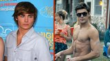 Svalnatý fešák Zac Efron: Z puberťáka dospělým mužem