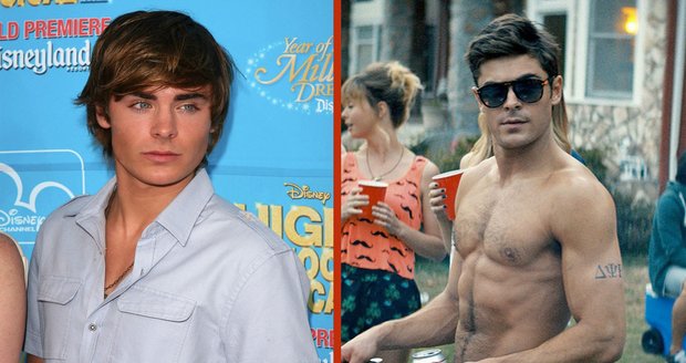 Zac Efron už dávno není roztomilý kluk. Je z něj dospělý muž!