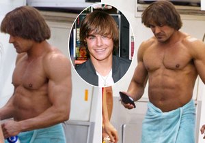 Zac Efron k nepoznání: zahraje si wrestlera!