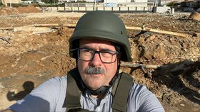 Místo, kde ve Sderotu stála policejní stanice, v níž v boji s mnohonásobnou přesilou teroristů z Hamásu padli všichni policisté a která byla zničena při zpětném dobývání