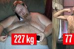 Američan zhubl neuvěřitelných 150 kg.