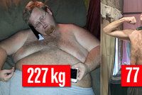 Morbidně obézní muž shodil 150 kg: Zhubnout se mu podařilo bez cvičení!