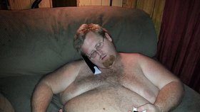 Zach Moore v době, kdy vážil 227 kilo.