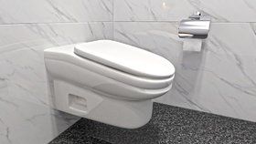 Toaletní průlom: Šikmá mísa má odradit od vysedávání na WC, bolí z ní stehna