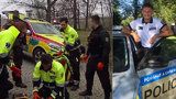Fotbalový rozhodčí o přestávce zkolaboval: Život mu zachránil policista Ondřej