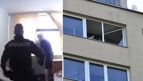 Pražští policisté zachraňovali v 7. patře pražského hotelu mladého muže, který chtěl skočit dolů. Nepřijali ho totiž do zaměstnání.