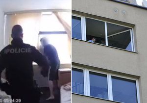 Pražští policisté zachraňovali v 7. patře pražského hotelu mladého muže, který chtěl skočit dolů. Nepřijali ho totiž do zaměstnání.