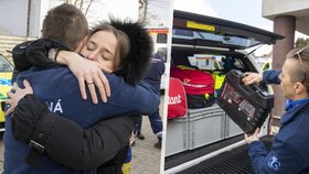 Záchranáři z Rudné už jsou na Ukrajině: Cesta trvala 30 hodin, teď vyškolují místní