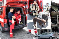 Psí šampioni i ostřílení záchranáři. Kdo z Česka dorazil do Bejrútu zachraňovat životy?