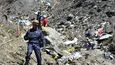 Záchranáři u trosek letounu Germanwings