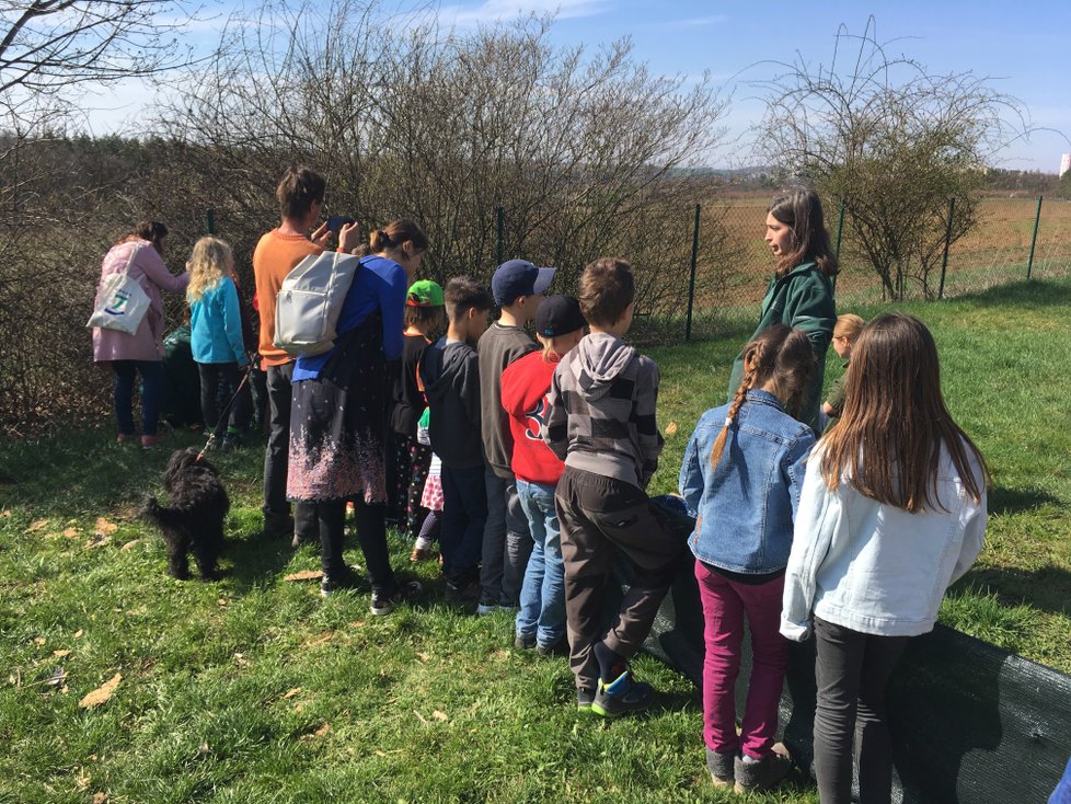 Děti z Prahy 7 navštívily záchrannou stanici pro volně žijící živočichy.