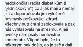 Jahl zveřejnil i některá svědectví, která mu lidé posílali.