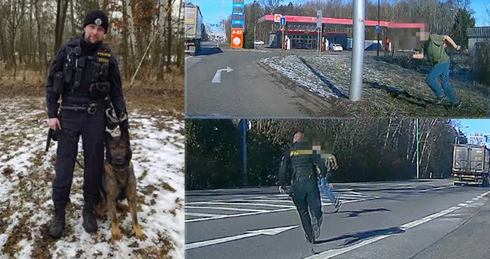 Dopadení podezřelého muže na Hradecku.