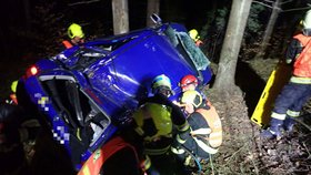Vážná dopravní nehoda u obce Zádveřice-Raková (02.4.2022)