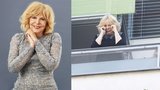 Hana Zagorová slavila 75. narozeniny: Překvápko pod balkonem!