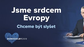 „Jsme srdcem Evropy. Chceme být slyšet.“ ODS představila hlavní slogan pro volby do Evropského parlamentu v roce 2019.