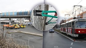 Zahájení stavby nové tramvajové smyčky na Zahradním městě. Nedaleko vznikne nová železniční stanice i zastávka tramvaje.